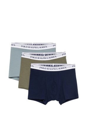 Polo Ralph Lauren logo-waistband boxers (set of three) - Blue