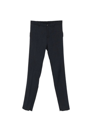 Incotex micro-patterned trousers - Blue