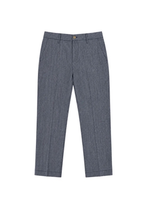 Jacob Cohën Plane pressed-crease trousers - Blue