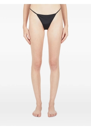 GUESS USA logo-plaque thong - Black