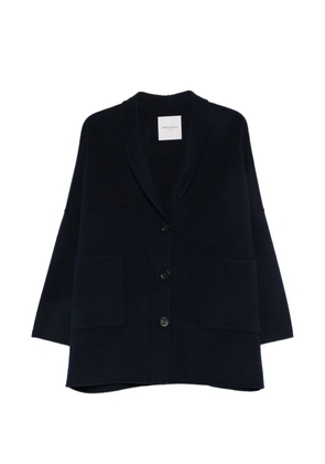 ERMANNO FIRENZE shawl-lapel patch-pocket jacket - Blue
