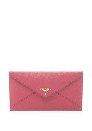 Prada Pre-Owned 2010s envelope long wallet - Pink