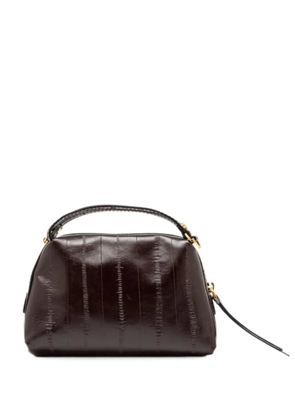 GIANNI CHIARINI Alifa eel-effect texture mini bag - Purple