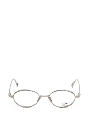 Cazal geometric-frame titanium glasses - Silver