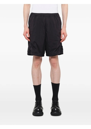 Stone Island logo-patch shorts - Black