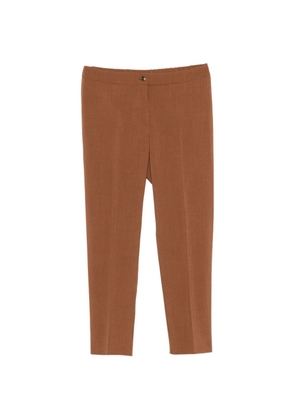 Marina Rinaldi Pmragi button-fastening trousers - Brown