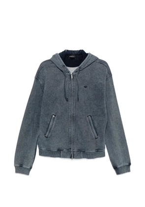 Emporio Armani zip-up hoodie - Blue