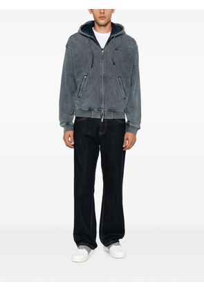 Emporio Armani zip-up hoodie - Blue