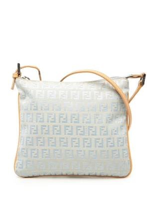 Fendi Pre-Owned 2000-2010 Zucchino Canvas crossbody bag - Blue