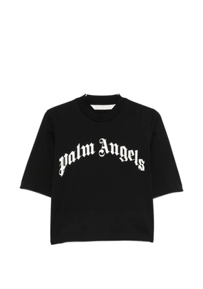 Palm Angels round-neck logo-print T-shirt - Black