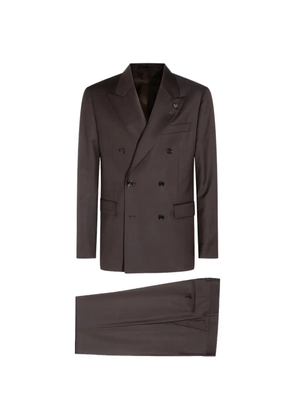 Lardini double-breasted suit - Brown