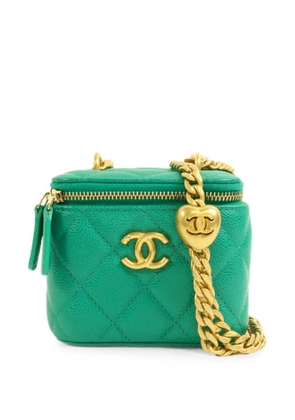 CHANEL Pre-Owned CC vanity case shoulder bag - Green