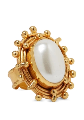 Sylvia Toledano StoneDots pearl-embellished ring - Gold