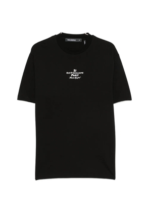 Karl Lagerfeld crew-neck cotton T-shirt - Black