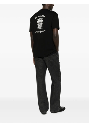 Karl Lagerfeld crew-neck cotton T-shirt - Black