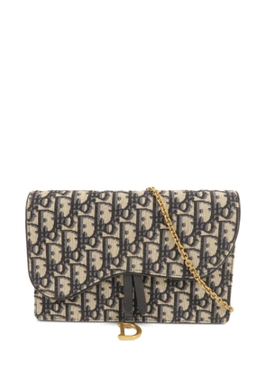 Christian Dior Pre-Owned Saddle Oblique shoulder bag - Neutrals