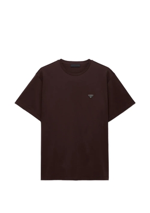 Prada cotton T-shirt - Brown