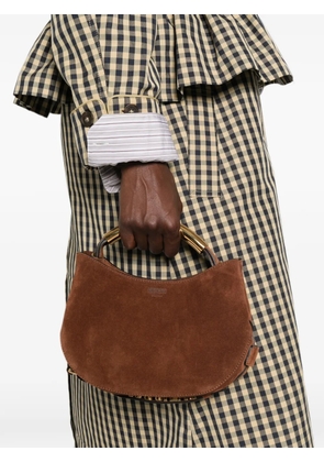 Moschino suede logo-detail tote bag - Brown