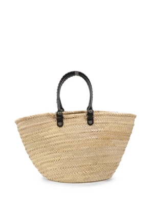 Balenciaga Pre-Owned Le Cagole raffia shoulder bag - Neutrals