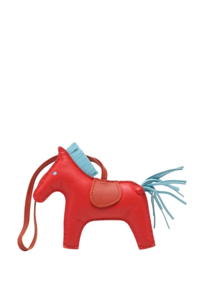 Hermès Pre-Owned 1997 Milo Lambskin Grigri Rodeo Bag Charm MM key chain - Red