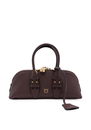 PINKO small Escape leather shoulder bag - Brown