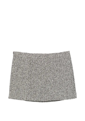 Michael Kors tweed-effect mini skirt - Black