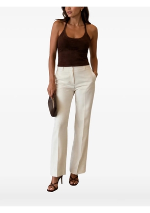 Stouls Cherry open-back halterneck top - Brown