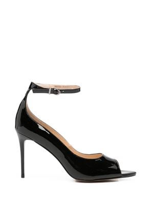 SERGIO MORETTI FIRENZE peep-toe pumps - Black