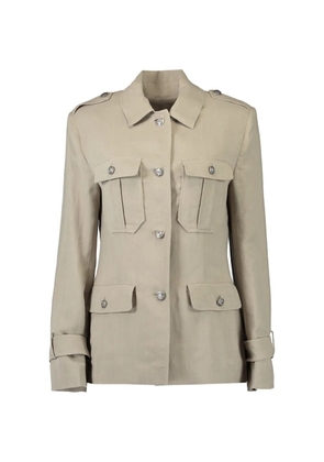 Antonelli Eve button-up jacket - Neutrals