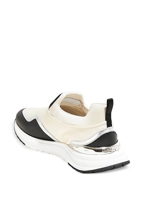 Ferragamo slip-on panelled sneakers - Neutrals
