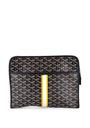 Goyard Pre-Owned Jouvence Toiletry Printed Coated Canvas GM pouch - Black