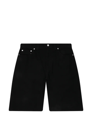 Metalwood Studio logo-tag canvas shorts - Black