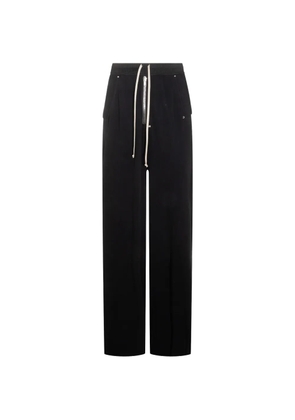 Rick Owens drawstring wide-leg trousers - Black
