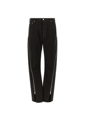 Rick Owens Bolan Banana zip-detail jeans - Black