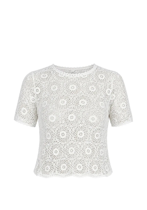 Nili Lotan Elionne crochet-knit blouse - White