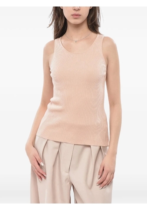 ASPESI ribbed-knit tank top - Neutrals