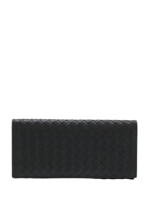 Bottega Veneta Pre-Owned 2012-2026 Nappa Intrecciato Bifold Wallet long wallets - Black
