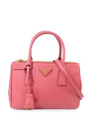 Prada Pre-Owned logo-detail leather two-way handbag - Pink