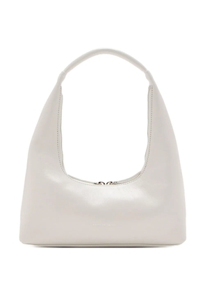 Marge Sherwood zip-fastening crescent shoulder bag - White