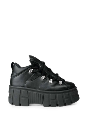 Altercore Logan platform lace-up sneakers - Black