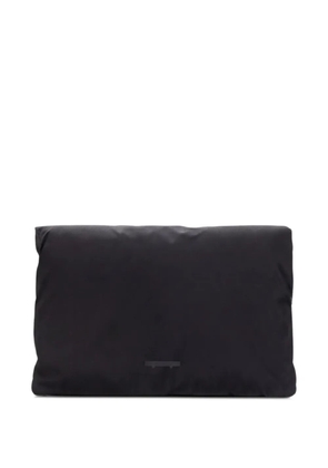 Topologie medium A-frame clutch bag - Black