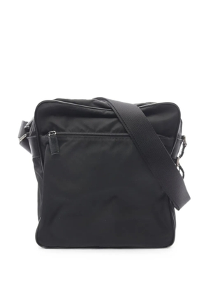 Prada Pre-Owned 2000s triangle-logo shoulder bag - Black