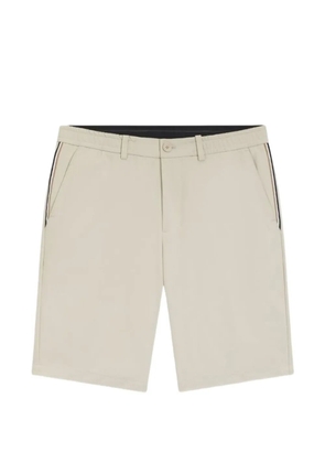 BOSS logo-patch side-stripe shorts - Neutrals
