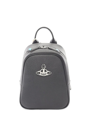 Vivienne Westwood Pre-Owned Annie Orb-plaque backpack - Black