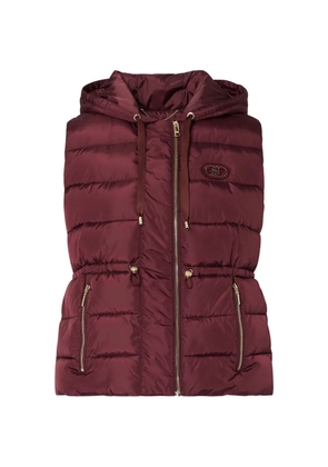 LIU JO short padded nylon jacket - Purple
