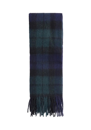 Barbour checked scarf - Blue
