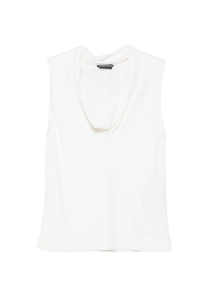 TOM FORD cowl-neck sleeveless top - White