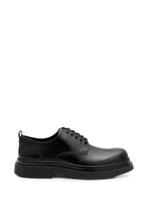 AMI Paris cow leather Derby shoes - Black
