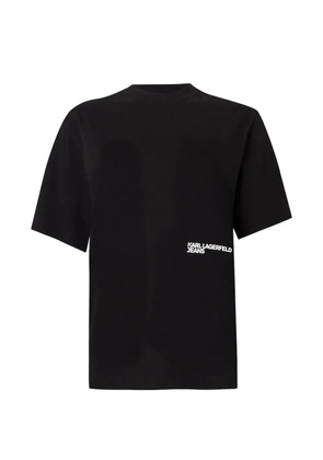 Karl Lagerfeld Jeans graphic-print short-sleeve T-shirt - Black