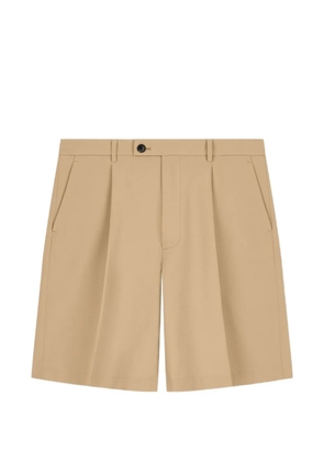 Emporio Armani pleated-detail tailored shorts - Neutrals